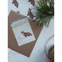 Mydesignpictures kartīte 10*7 cm Fox in a winter landscape